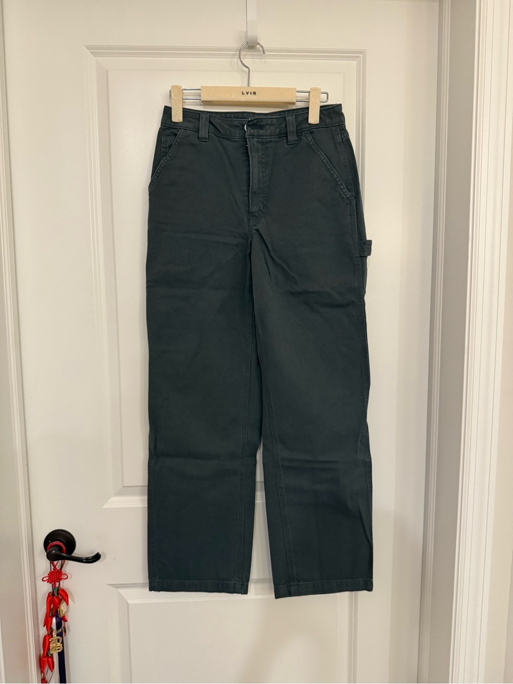 Aritzia Tna Women blue gray Straight-Leg Work Pants